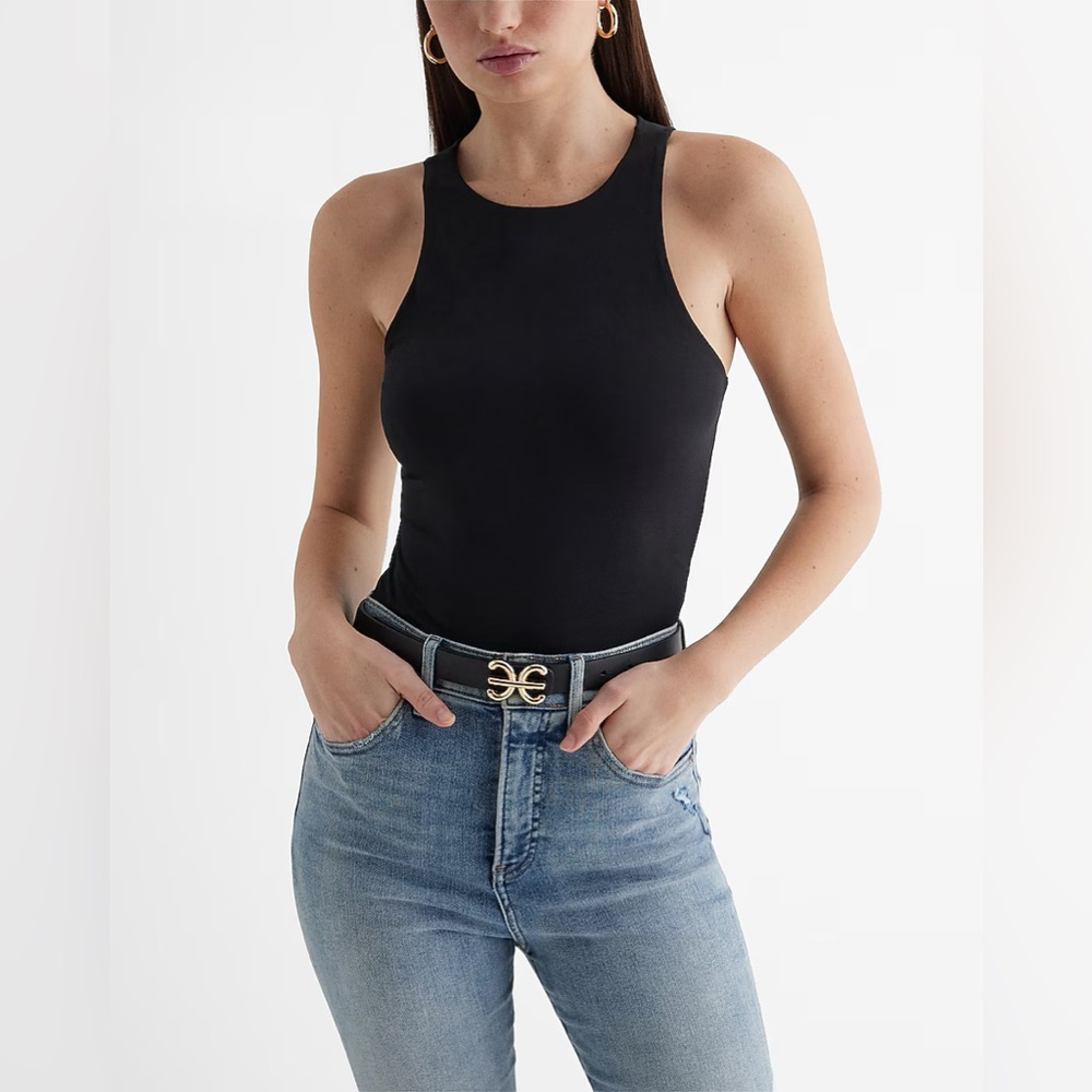 EXPRESS Body Contour Compression High Neck Bodysuit
